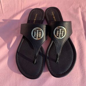 Black Tommy Hilfiger Sandals 🖤